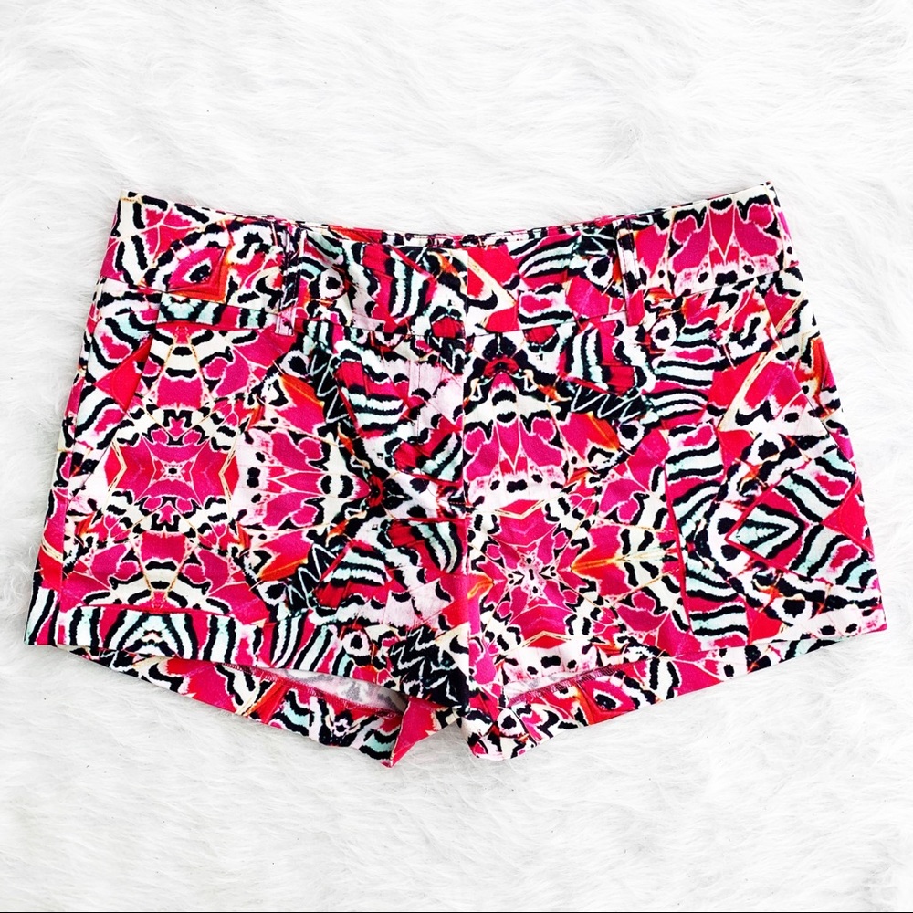 MARCIANO Psychedelic Pattern Dress Shorts Size 6 S